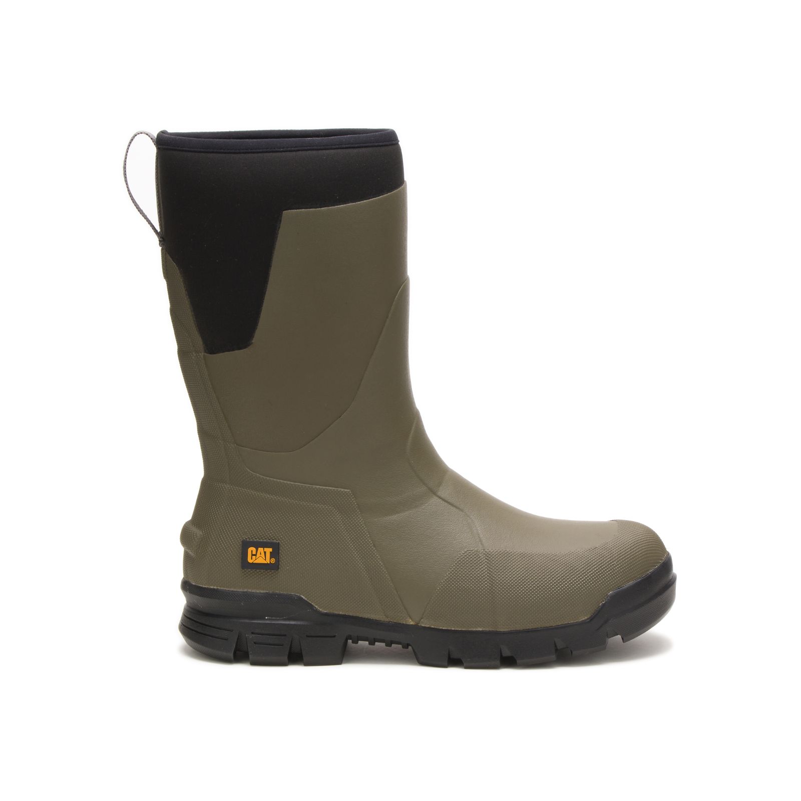 Caterpillar Boots South Africa - Cat Women's Stormers 11" Rubber Boots Olive LW1349586